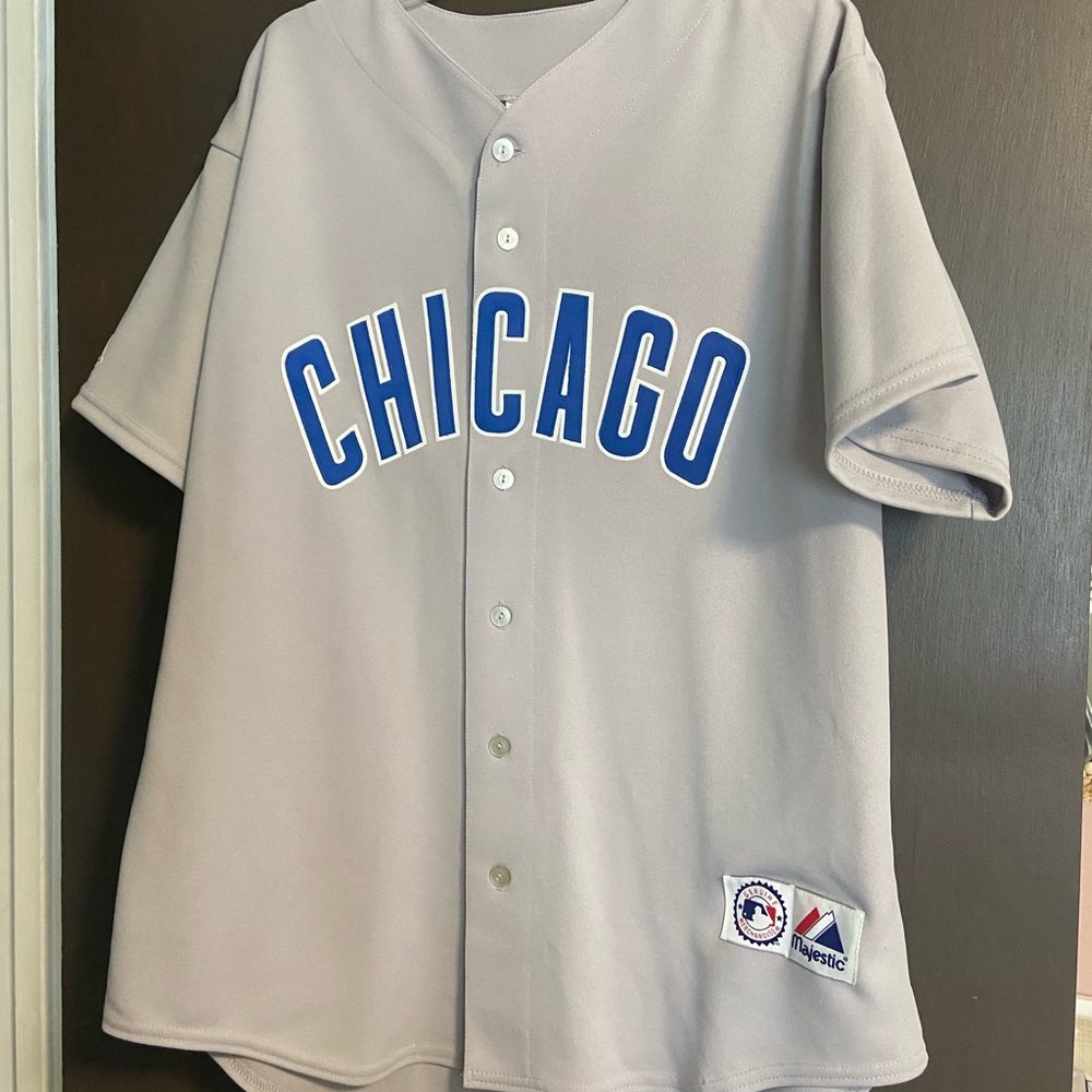 Majestic Gray Baseball Jersey